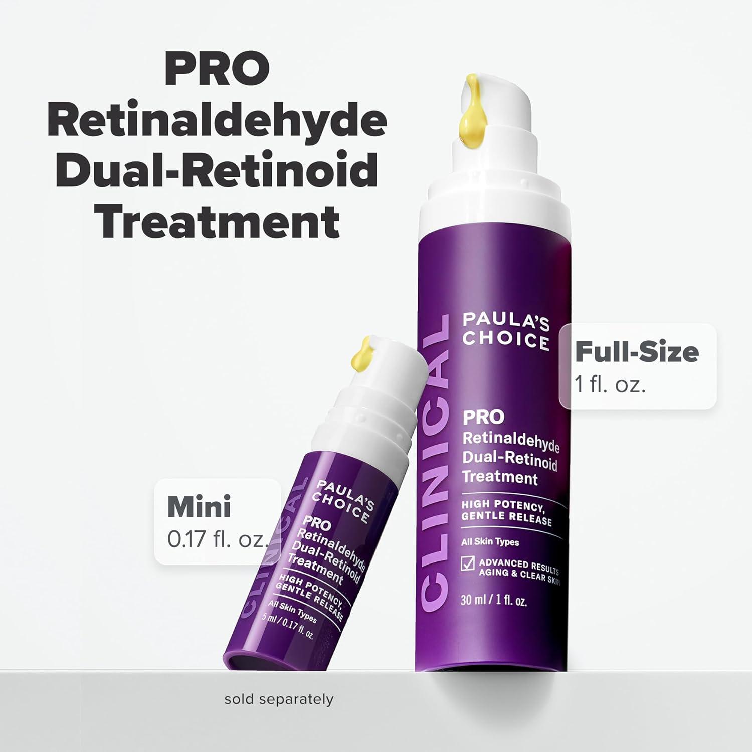 image:imagePaulas Choice Pro Retinaldehyde DualRetinoid Face Serum Advanced Treatment High Potency AntiAging Serum for Face BreakoutProne Skin Radiance amp Rough Bumpy Texture FragranceFreeFull Size 1 Fl Oz