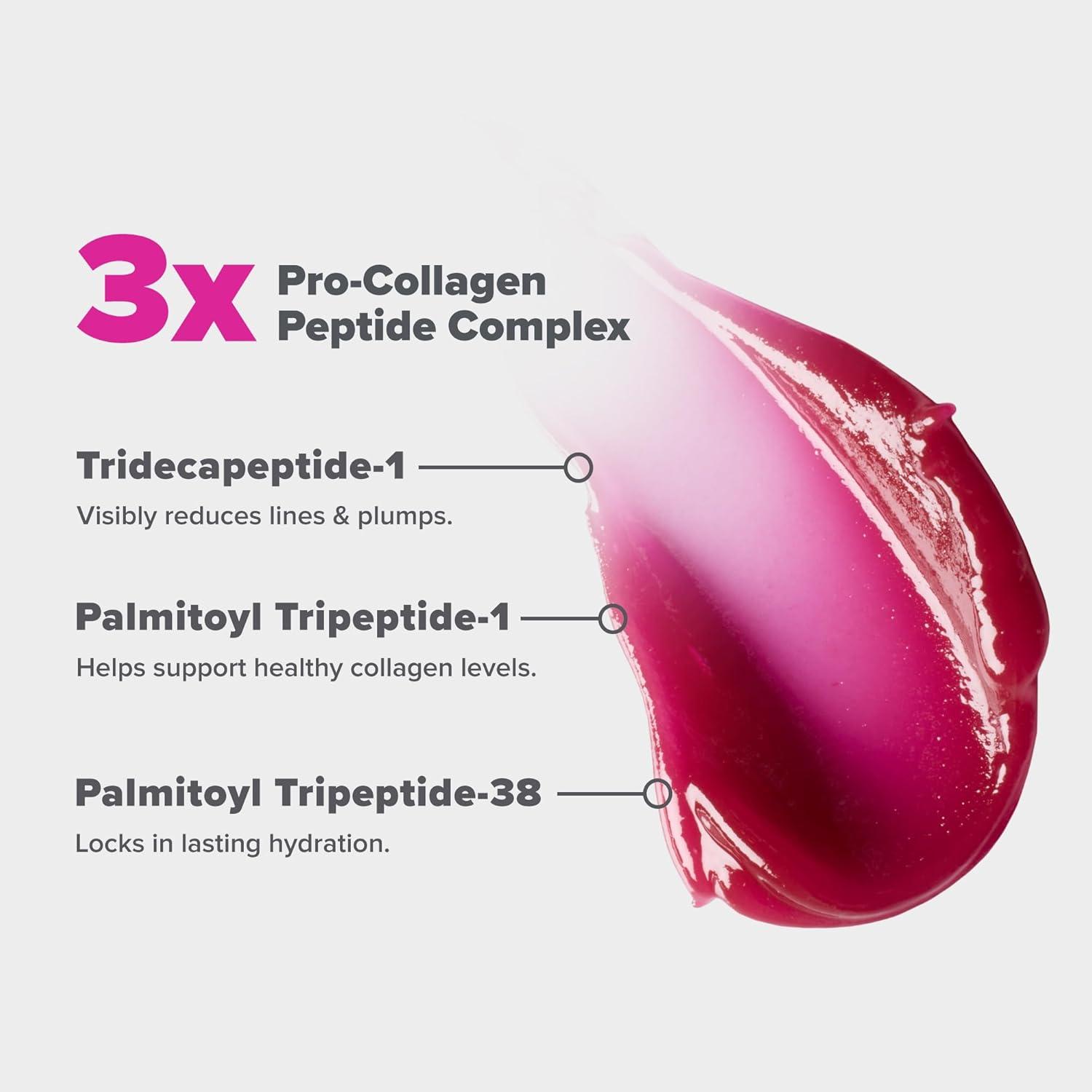 image:imagePaulas Choice ProCollagen Peptide Gloss Lip Balm Hydrates amp Smooths Lips Sheer amp Glossy Finish for Fuller Lips Sheer Tint NonSticky CrueltyFreeDeep Plum Pack of 1
