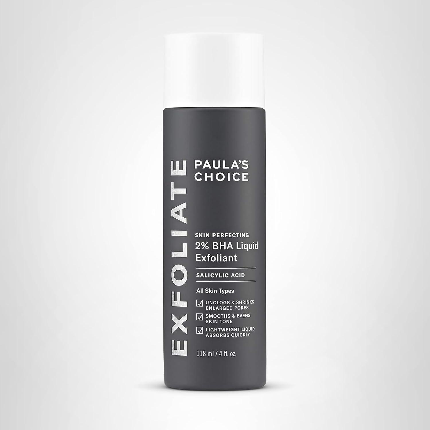 image:imagePaulas Choice SKIN PERFECTING 2 BHA Liquid Exfoliant with Salicylic Acid Facial Polish for Enlarged Pores Wrinkles amp Fine Lines Suitable for BlackheadProne Skin FragranceFreeFull Size 4 Fl Oz