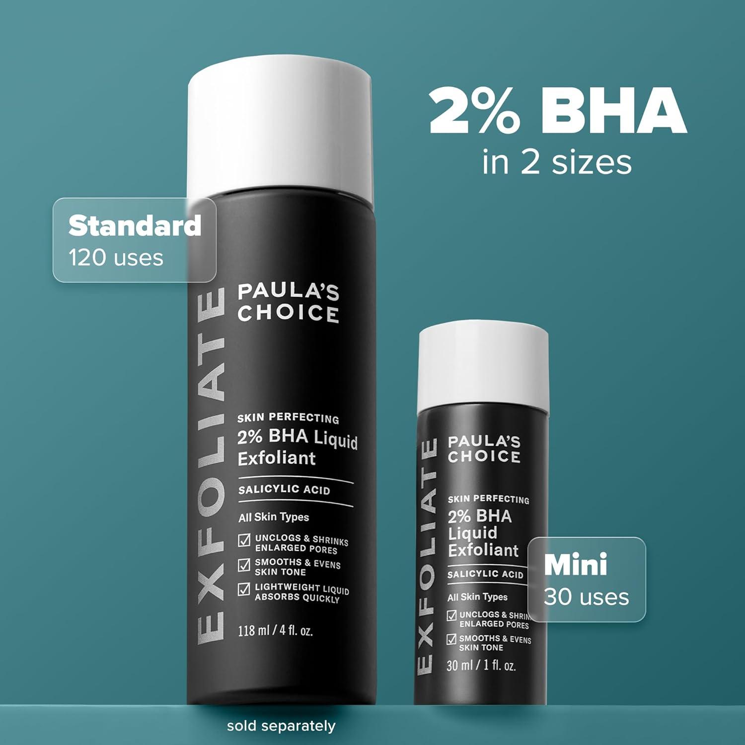 image:imagePaulas Choice SKIN PERFECTING 2 BHA Liquid Exfoliant with Salicylic Acid Facial Polish for Enlarged Pores Wrinkles amp Fine Lines Suitable for BlackheadProne Skin FragranceFreeTravel Size 1 Fl Oz