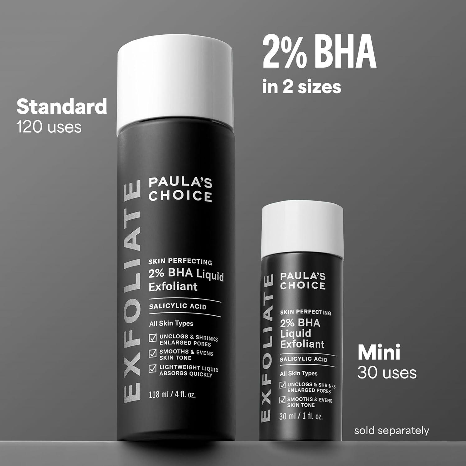 image:imagePaulas Choice SKIN PERFECTING 2 BHA Liquid Exfoliant with Salicylic Acid Facial Polish for Enlarged Pores Wrinkles amp Fine Lines Suitable for BlackheadProne Skin FragranceFreeFull Size 4 Fl Oz