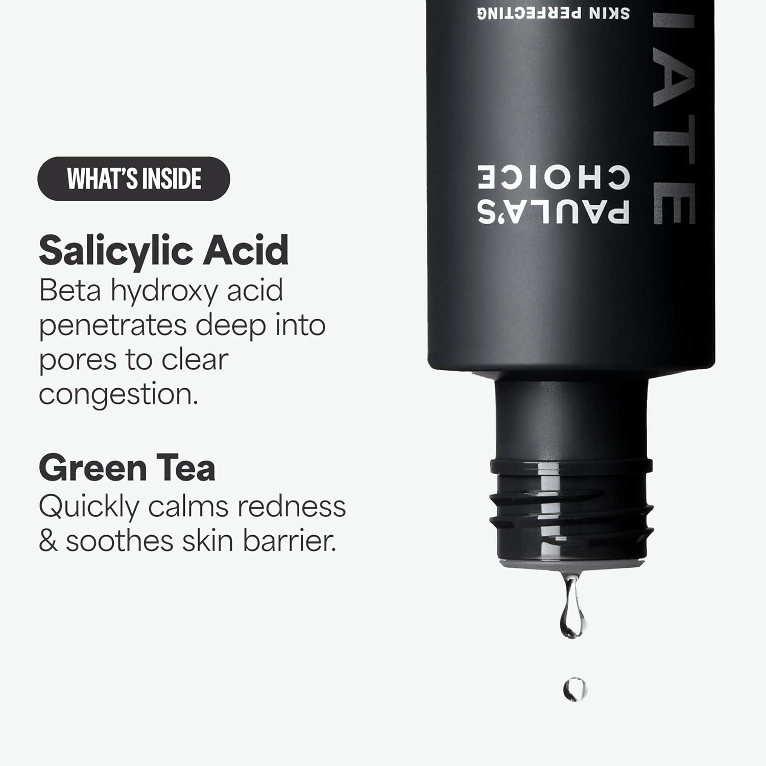 image:imagePaulas Choice SKIN PERFECTING 2 BHA Liquid Exfoliant with Salicylic Acid Facial Polish for Enlarged Pores Wrinkles amp Fine Lines Suitable for BlackheadProne Skin FragranceFreeFull Travel Size Duo 5 Fl Oz