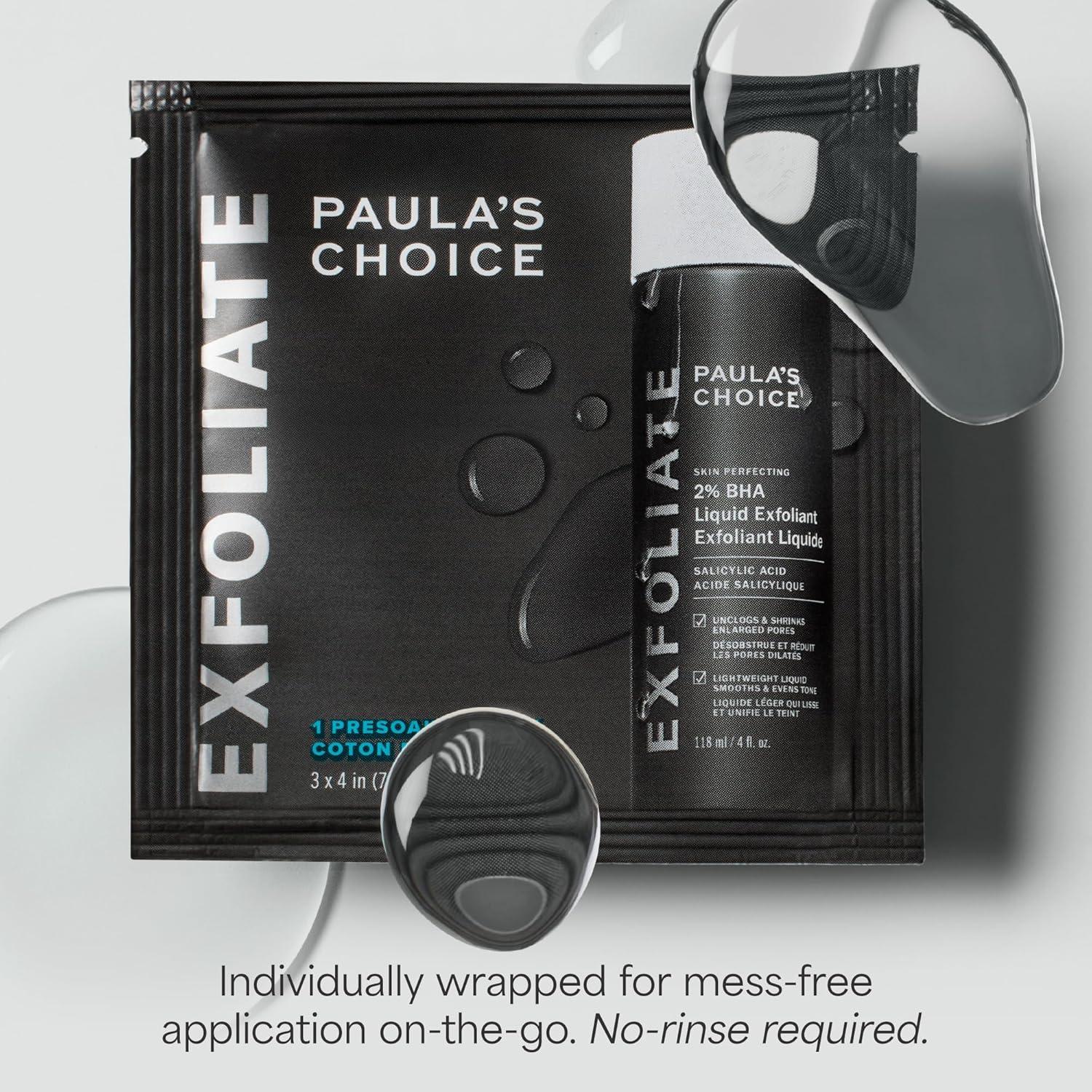 image:imagePaulas Choice SKIN PERFECTING 2 BHA Liquid Exfoliant with Salicylic Acid Facial Polish for Enlarged Pores Wrinkles amp Fine Lines Suitable for BlackheadProne Skin FragranceFreePads 30 Count