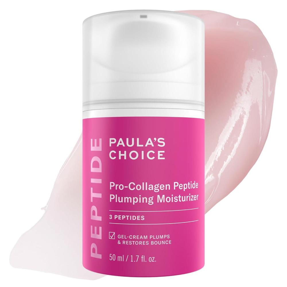 image:imagePaulas Choice ProCollagen Peptide Plumping Face Moisturizer Daily Gel Face Cream for Deep Lightweight Hydration Wrinkles amp Loss of Firmness FragranceFree 17 Fl Oz17 Fl Oz Pack of 1