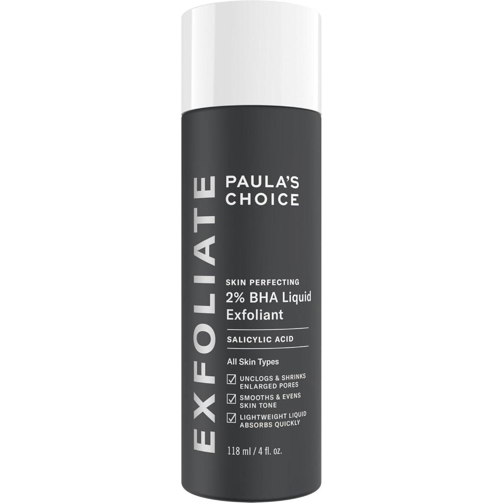 image:imagePaulas Choice SKIN PERFECTING 2 BHA Liquid Exfoliant with Salicylic Acid Facial Polish for Enlarged Pores Wrinkles amp Fine Lines Suitable for BlackheadProne Skin FragranceFreeFull Size 4 Fl Oz