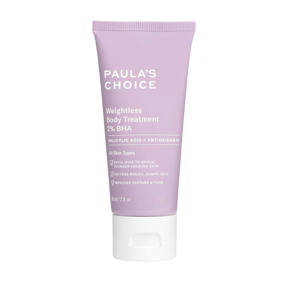 image:imagePaulas Choice Weightless Body Lotion Treatment 2 BHA Salicylic Acid amp Chamomile Lotion Exfoliant Body Moisturizer for Keratosis Pilaris KP Prone Skin amp Clogged Pores FragranceFree2 Fl Oz Pack of 1