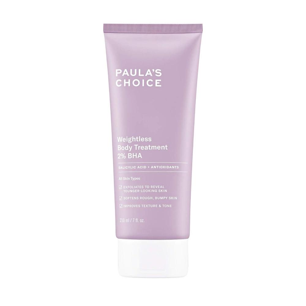 image:imagePaulas Choice Weightless Body Lotion Treatment 2 BHA Salicylic Acid amp Chamomile Lotion Exfoliant Body Moisturizer for Keratosis Pilaris KP Prone Skin amp Clogged Pores FragranceFree7 Fl Oz Pack of 1