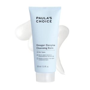 Paula’s Choice Omega Complex Face Cleansing Balm, Double Cleanse Face Wash & Gentle Daily Makeup Remover, Suitable for Dry & Sensitive Skin, Mineral Oil-Free, & Fragrance-Free, 3.5 Fl Oz