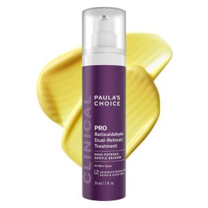 Paula’s Choice Pro Retinaldehyde Dual-Retinoid Face Serum Advanced Treatment, High Potency Anti-Aging Serum for Face, Breakout-Prone Skin, Radiance & Rough, Bumpy Texture, Fragrance-Free(Full Size – 1 Fl Oz)