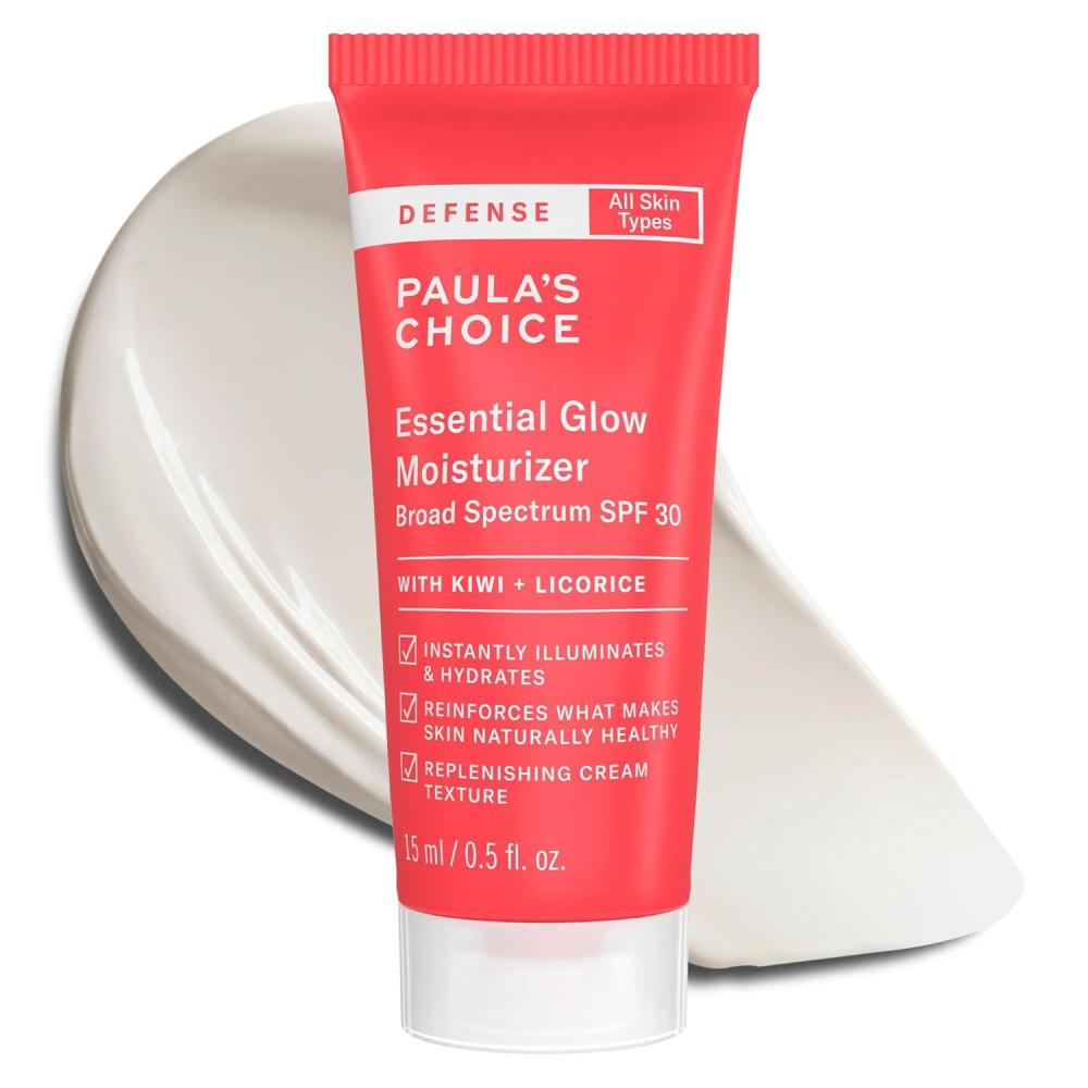 image:imagePaulas Choice DEFENSE Essential Glow Mineral Moisturizer with SPF 3005 Fl Oz Pack of 1
