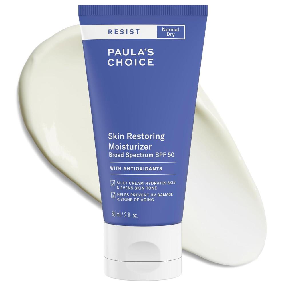 image:imagePaulas Choice RESIST Skin Restoring Moisturizer SPF 50 UVA amp UVB Protection Shea Butter amp Niacinamide AntiAging Sunscreen for Dry Skin 2oz