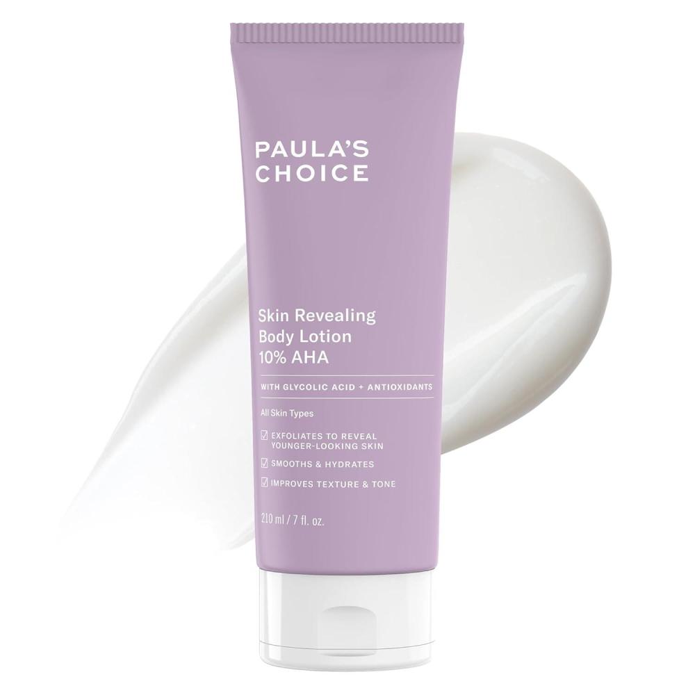 image:imagePaulas Choice Skin Revealing Body Lotion 10 AHA Glycolic Acid amp Shea Butter Exfoliant Moisturizer for Keratosis Pilaris KP Prone Skin 7 Ounce