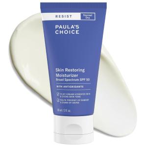 Paula’s Choice RESIST Skin Restoring Moisturizer SPF 50, UVA & UVB Protection, Shea Butter & Niacinamide, Anti-Aging Sunscreen for Dry Skin, 2oz