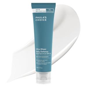 Paula’s Choice SKIN BALANCING Ultra-Sheer Daily Defense SPF 30 Oil-Free Moisturizer, 2 Ounce Tube
