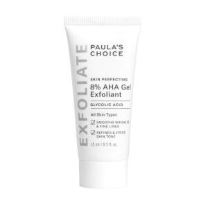 Paula’s Choice SKIN PERFECTING 8% AHA Exfoliant, Gel Exfoliant with Glycolic Acid Chamomile & Green Tea, Leave On Gentle Face Exfoliator for All Skin Types, Fragrance- Free(0.5 Fl Oz (Pack of 1))