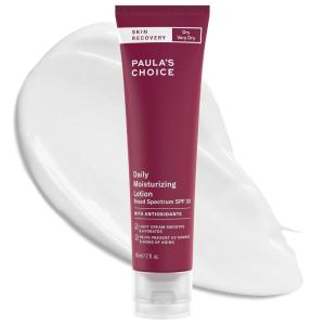 Paula’s Choice SKIN RECOVERY Daily Moisturizing Lotion, Mineral Sunscreen for Face, SPF 30 Face Sunscreen with Oat & Cucumber, Dry and Sensitive Skin, UVA/UVB Protection, Fragrance-Free, 2oz