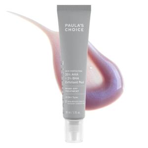 Paula’s Choice Skin Perfecting 25% AHA + 2% BHA Face Exfoliant Peel, Facial Exfoliant Peel Rinse Off Treatment, All Skin Types, Fragrance-Free, 1 Oz