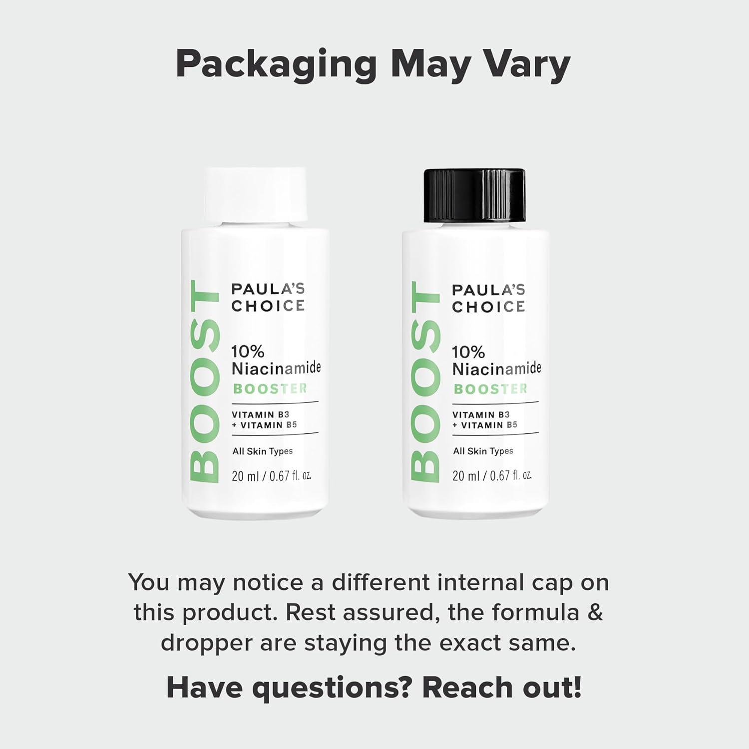 image:imagePaulas Choice BOOST 10 Niacinamide Face Serum Booster Facial Serum with Vitamin B3 Vitamin C amp Licorice Extract Serum Pore Minimizer All Skin Types FragranceFree 067oz