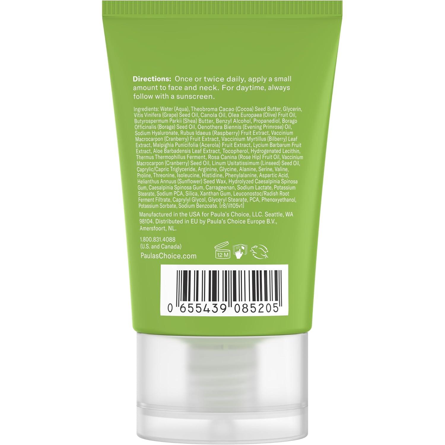 image:imagePaulas Choice EARTH SOURCED Antioxidant Enriched Natural Moisturizer with Shea Butter amp Vitamin E 98 Natural amp Fragrance Free 2 Ounce