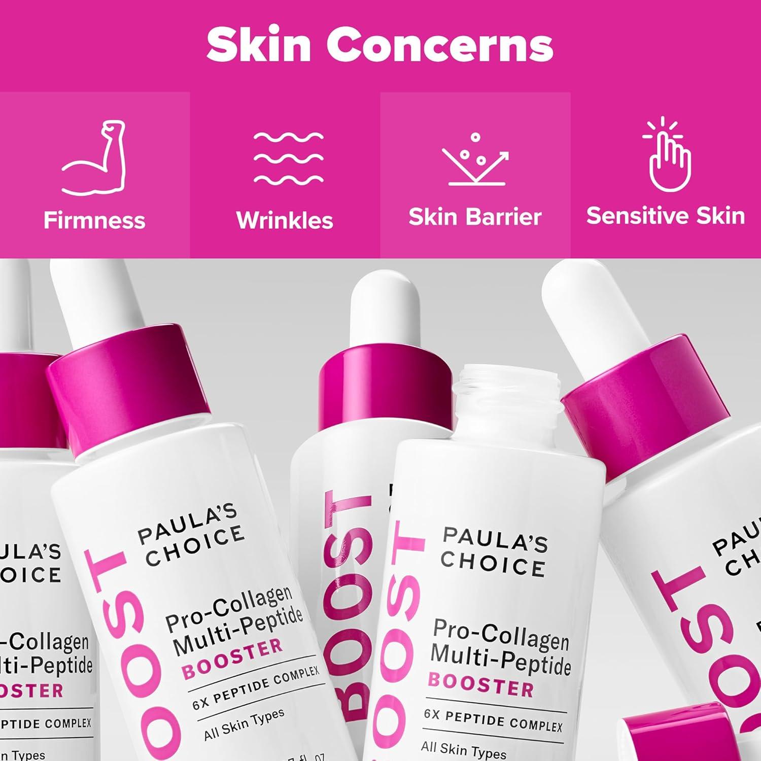 image:imagePaulas Choice ProCollagen MultiPeptide Booster Face Serum for Wrinkles Serum for Face Supports Collagen Production with Plumping Hyaluronic Acid amp Amino Acids FragranceFree 067oz