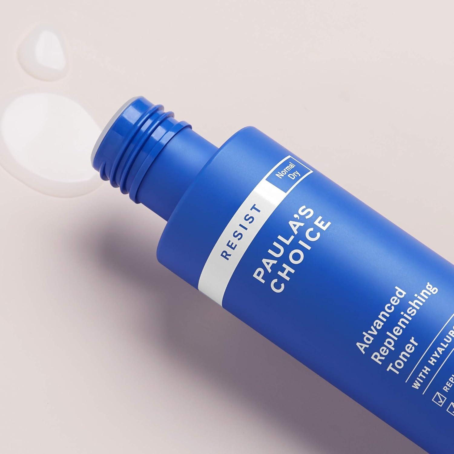 image:imagePaulas Choice Resist Advanced Replenishing Face Toner AntiAging Facial Toner with Hyaluronic Acid Vitamin C amp E SoftensLightweight Hydration amp Replenishes Dry Skin FragranceFree 4 fl oz