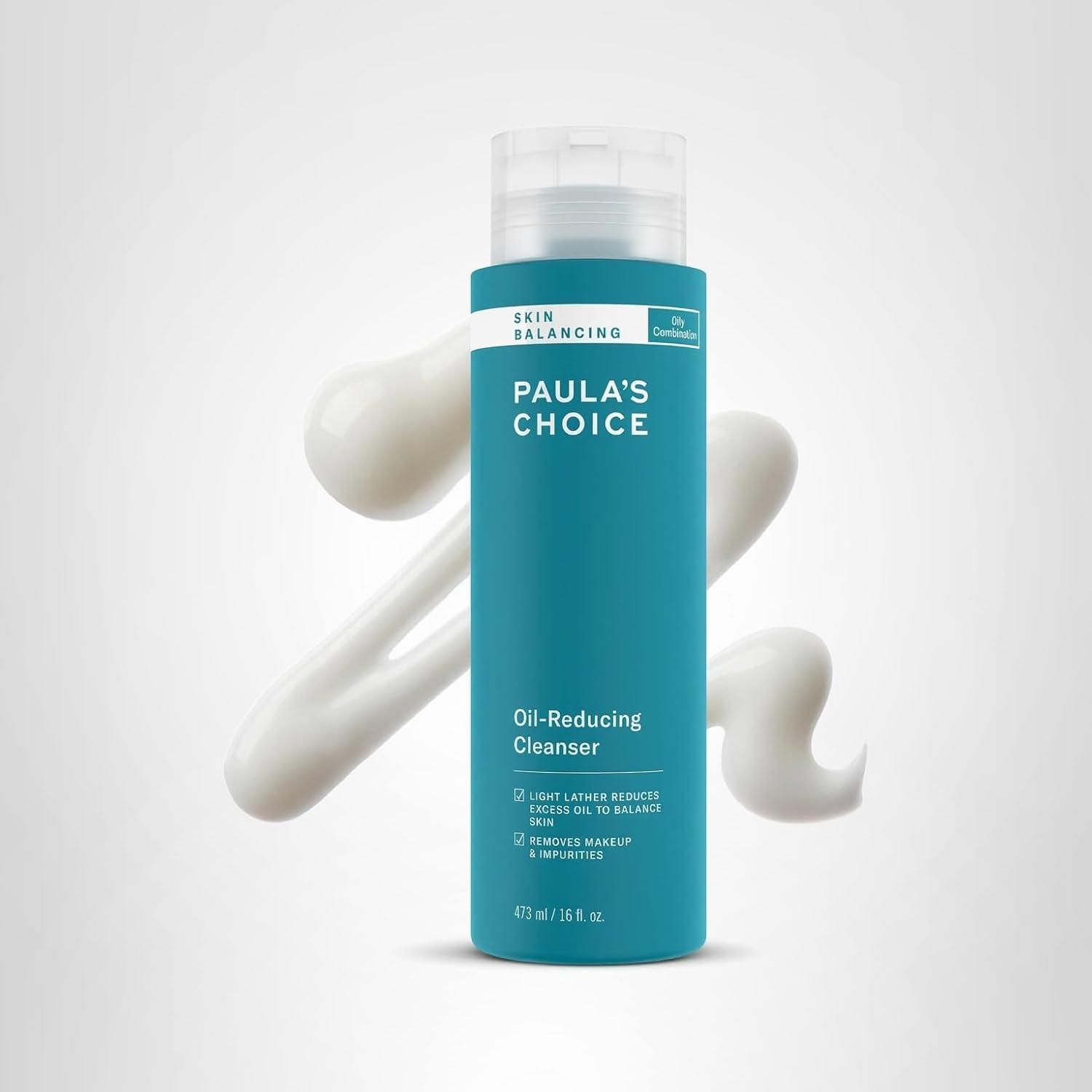 image:imagePaulas Choice SKIN BALANCING OilReducing Cleanser with Aloe Coconut amp Glycerin Face Wash for Oily Skin amp Large Pores Soothing Balances Skin FragranceFree16 Fl Oz Pack of 1