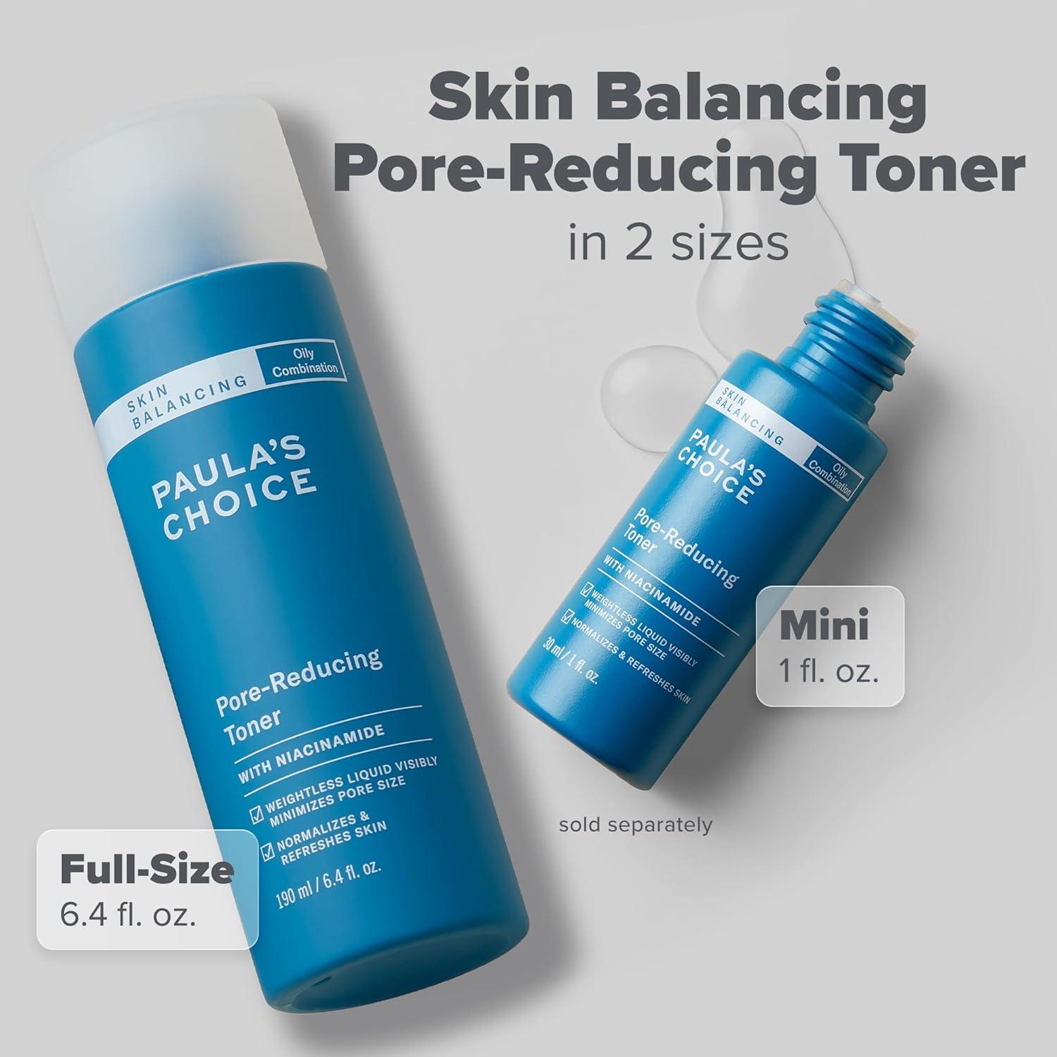 image:imagePaulas Choice SKIN BALANCING PoreReducing Face Toner with Niacinamide for Oily Skin amp Combination Minimizes Large Pores Controls Oil amp Shine Hydrates amp Replenishes FragranceFreeFull Size 64 Fl Oz
