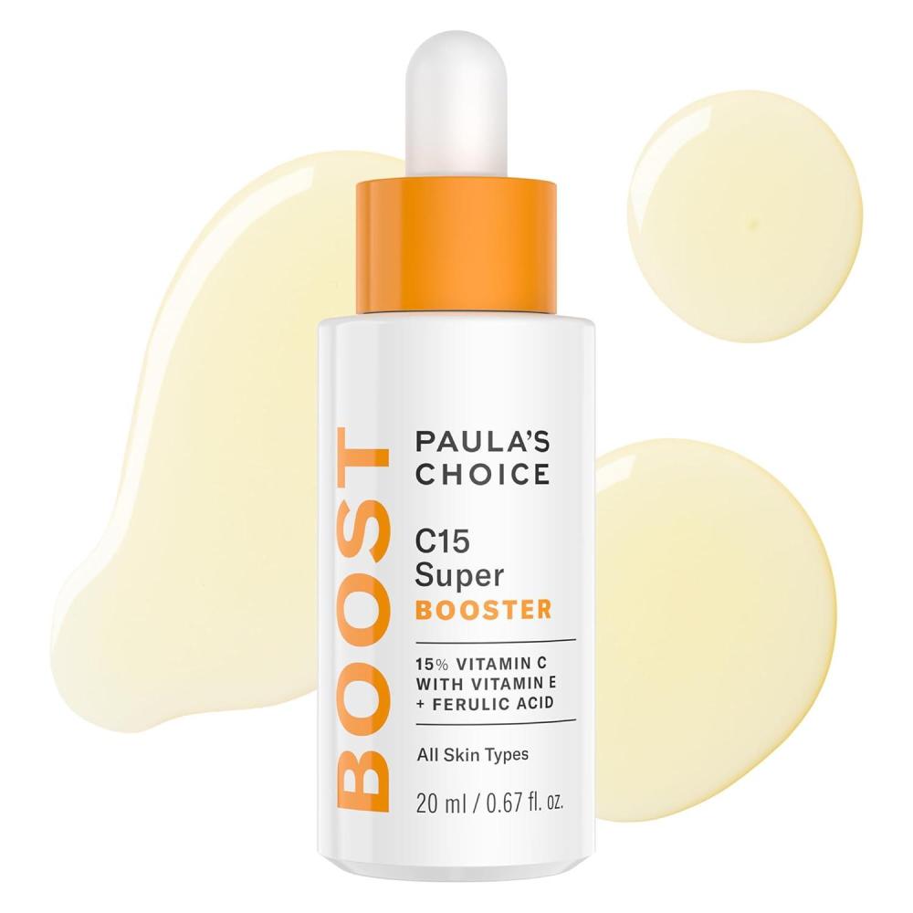 image:imagePaulas Choice BOOST C15 Super Booster 15 Vitamin C Serum for Face Face Serum with Vitamin E amp Ferulic Acid for Discoloration amp Glow FragranceFree 067 Fl Oz