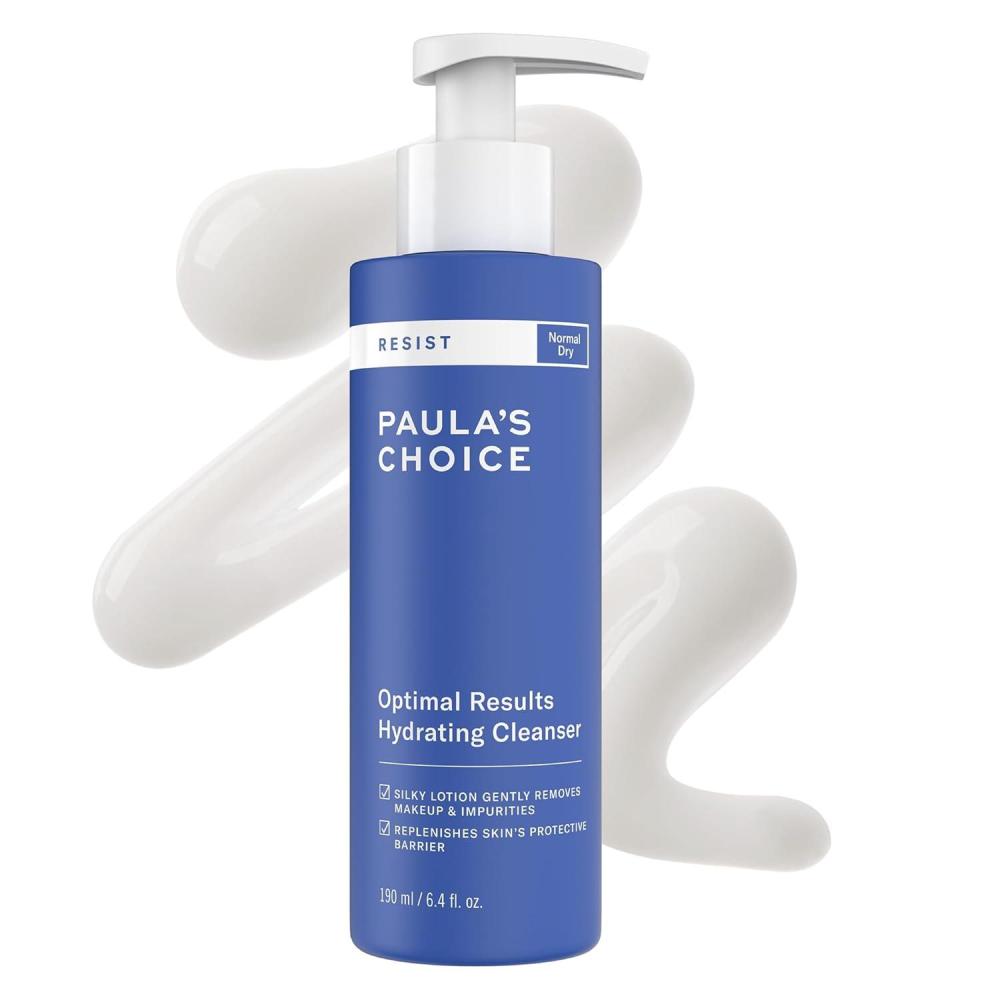 image:imagePaulas Choice RESIST Optimal Results Hydrating Cleanser Green Tea amp Chamomile AntiAging Face Wash Dry Skin 64 Ounce64 Ounce Pack of 1