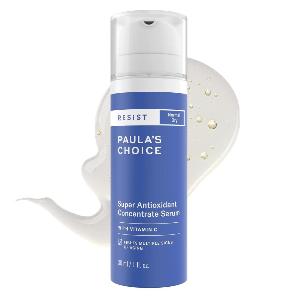 image:imagePaulas Choice RESIST Super Antioxidant Vitamin C Serum Face Serum with Ferulic Acid Coenzyme Q10 Vitamin E amp Peptide AntiAging Treatment for Dry Skin 1oz