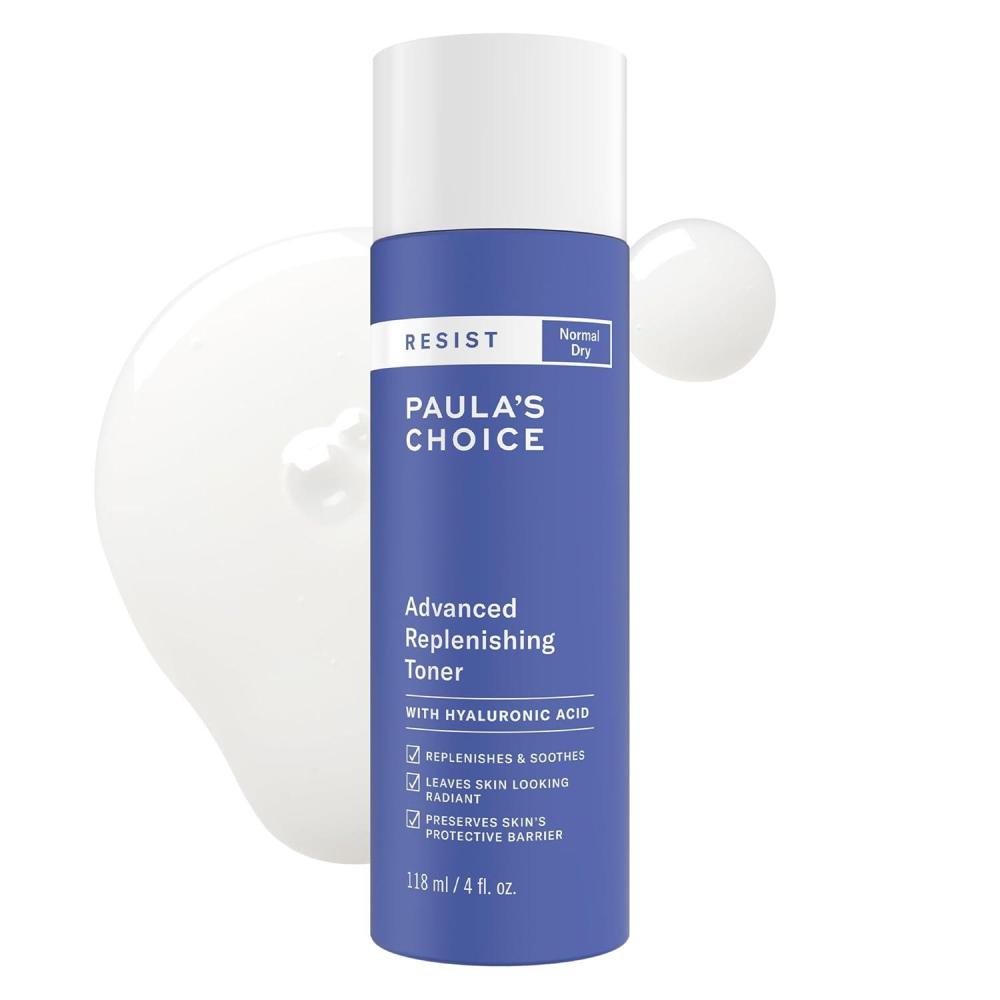 image:imagePaulas Choice Resist Advanced Replenishing Face Toner AntiAging Facial Toner with Hyaluronic Acid Vitamin C amp E SoftensLightweight Hydration amp Replenishes Dry Skin FragranceFree 4 fl oz