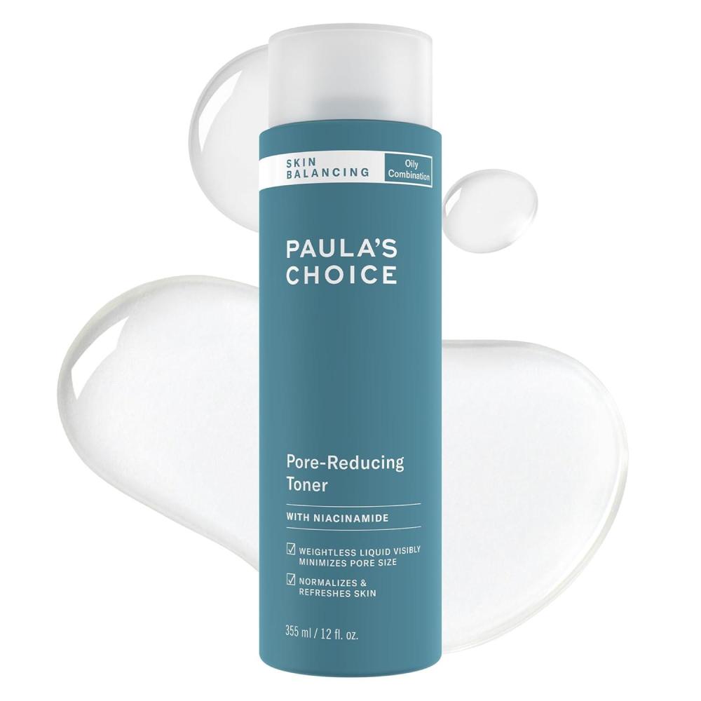 image:imagePaulas Choice SKIN BALANCING PoreReducing Face Toner with Niacinamide for Oily Skin amp Combination Minimizes Large Pores Controls Oil amp Shine Hydrates amp Replenishes FragranceFreeJumbo Size 12 Fl Oz