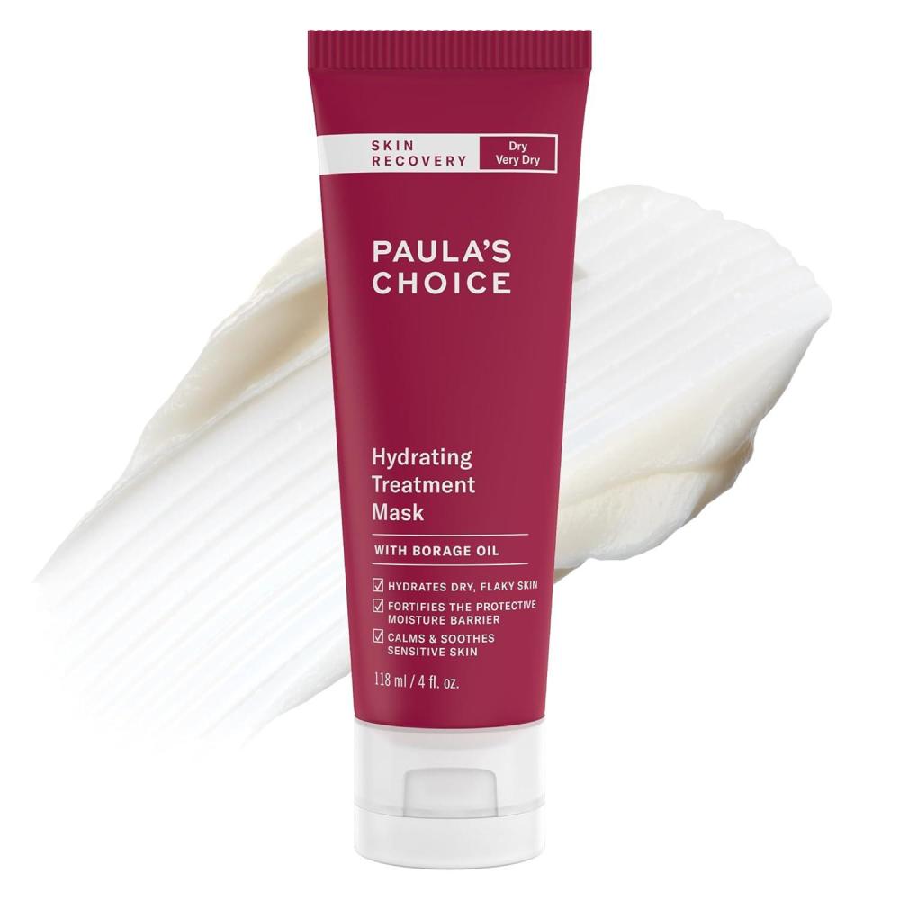 image:imagePaulas Choice SKIN RECOVERY Hydrating Treatment Face Mask Overnight Face Mask Cream with Primrose Oils Vitamin C A E amp Hylauronic Acid Hydrate Smooths Calming 4oz