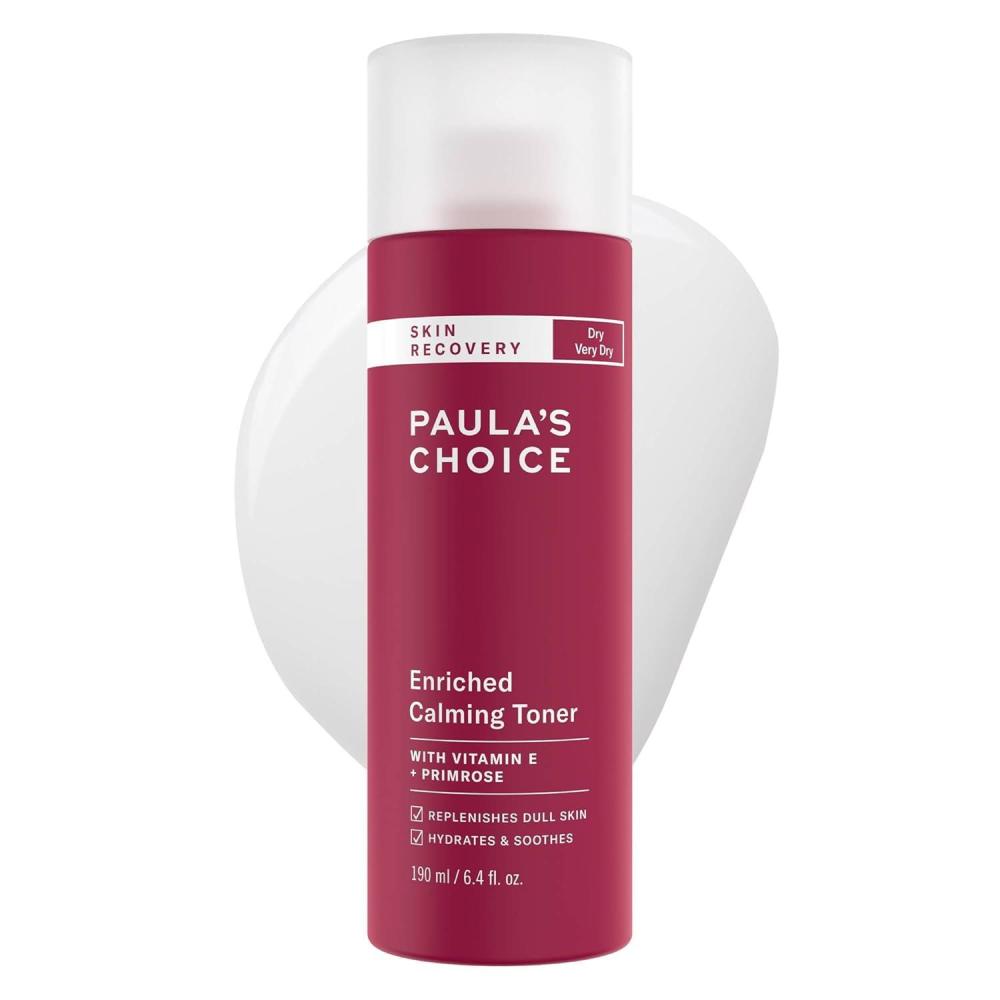 image:imagePaulas Choice Skin Recovery Calming Face Toner Toner for Face with Hyaluronic Acid Vitamin E amp Primrose Hydrates Replenishes amp Soothes Skin Dry amp Sensitive Skin Frangrance Free 64oz