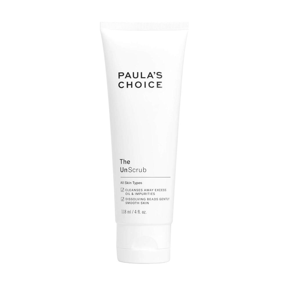 image:imagePaulas Choice The UnScrub Cleansing Gentle Face Scrub 4oz Bottle with Jojoba Beads Vitamin E amp Green Tea