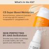 Paula’s Choice 8% AHA Gel Leave-On Exfoliant with Glycolic Acid + C5 Super Boost Moisturizer with 5% Vitamin C, Duo for Sun Damage, Discoloration, Uneven Tone & Texture, Fragrance-Free