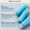 Paula’s Choice CLEAR 3-Piece Acne Kit, Includes Daily Cleanser, 2% Salicylic Acid Exfoliant & Benzoyl Peroxide Treatment, Prevents & Treats Mild to Severe Acne & Breakouts, Fragrance-Free, Set of 3(Trial Size – Regular Strength)