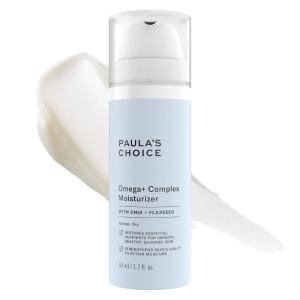 Paula’s Choice Omega+ Complex Lightweight Face Moisturizer, Shea Butter & Plant Oils, Omega Chia & Flaxseed Brightening Vitamin C, Face Cream for Dry & Sensitive Skin, Fragrance-Free
