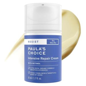 Paula’s Choice RESIST Intensive Repair Face Moisturizer with Retinol, Hyaluronic Acid & Jojoba, Anti-Aging Face Cream for Dry, Chapped Skin, Fragrance-Free, 1.7 Fl Oz.(1.7 Fl Oz (Pack of 1))