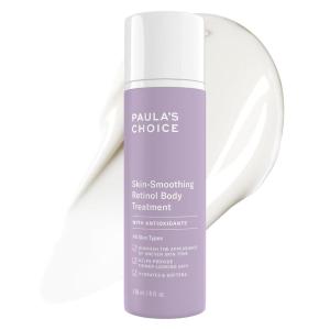 Paula’s Choice Retinol Skin-Smoothing Body Lotion Treatment, Body Cream with Shea Butter, Vitamin C & E Lotion, All Skin Types, Anti-Aging Body Moisturizer, Reduce Dryness, Fragrance-Free, 4oz