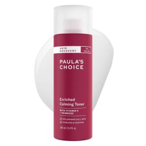Paula’s Choice Skin Recovery Calming Face Toner, Toner for Face with Hyaluronic Acid, Vitamin E & Primrose, Hydrates, Replenishes & Soothes Skin, Dry & Sensitive Skin, Frangrance Free, 6.4oz