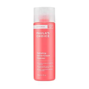 Paula’s Choice-DEFENSE Hydrating Gel-to-Cream Facial Cleanser with Green Tea, Licorice, Aloe & Soy, Anti-Pollution and Free Radical Damage Protection for All Skin Types, 6.7 Ounce Bottle